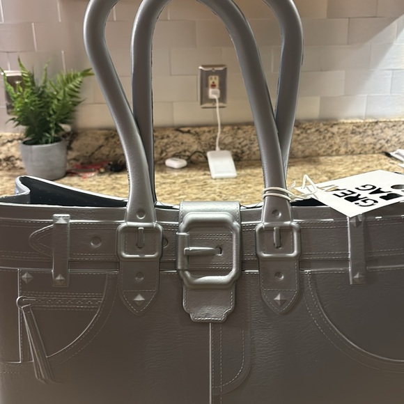 Great Bag Co handbag/tote NWT gray. 10in X 16in X 6in - Picture 4 of 6